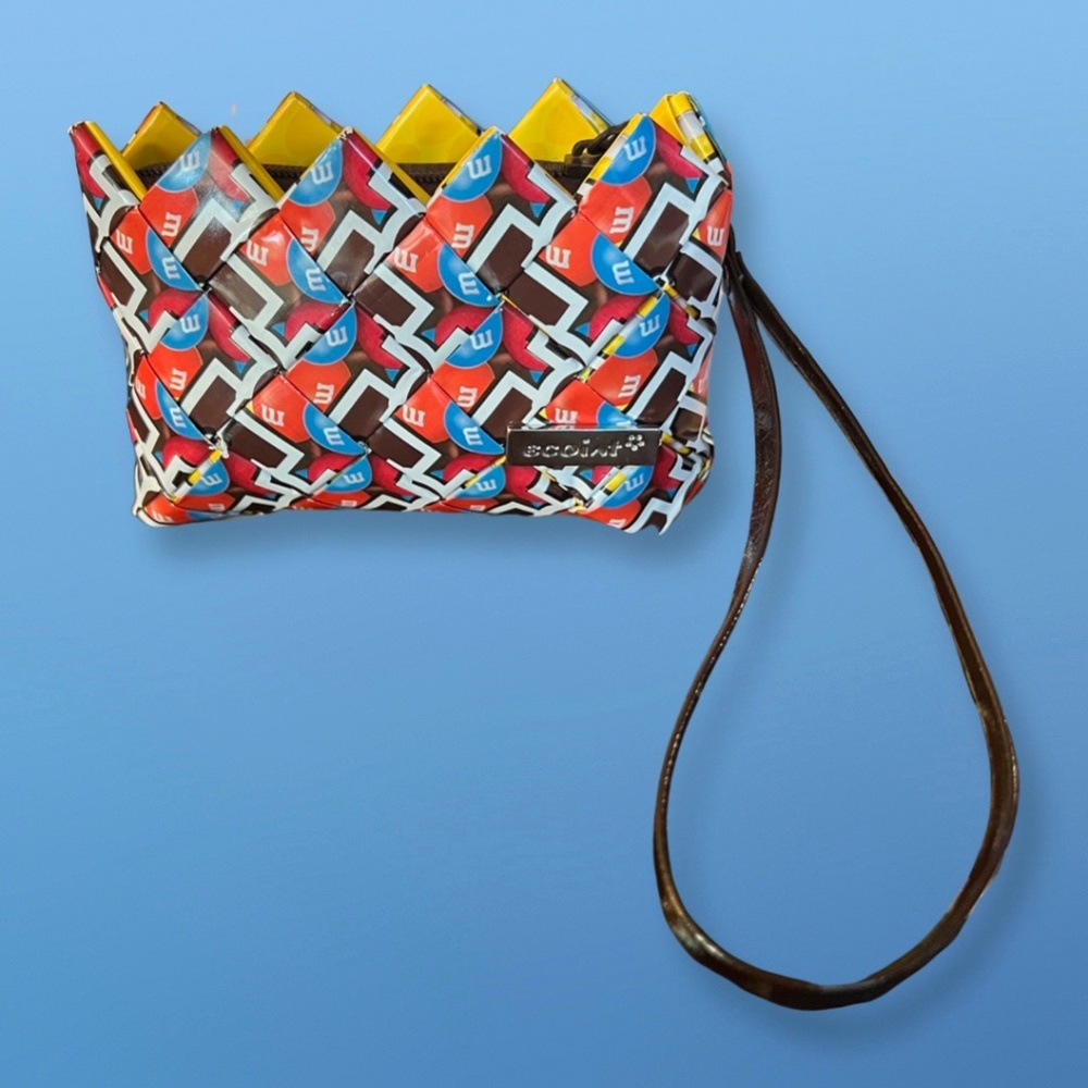 Ecoist M& M Candy Wrapper Coin Bag